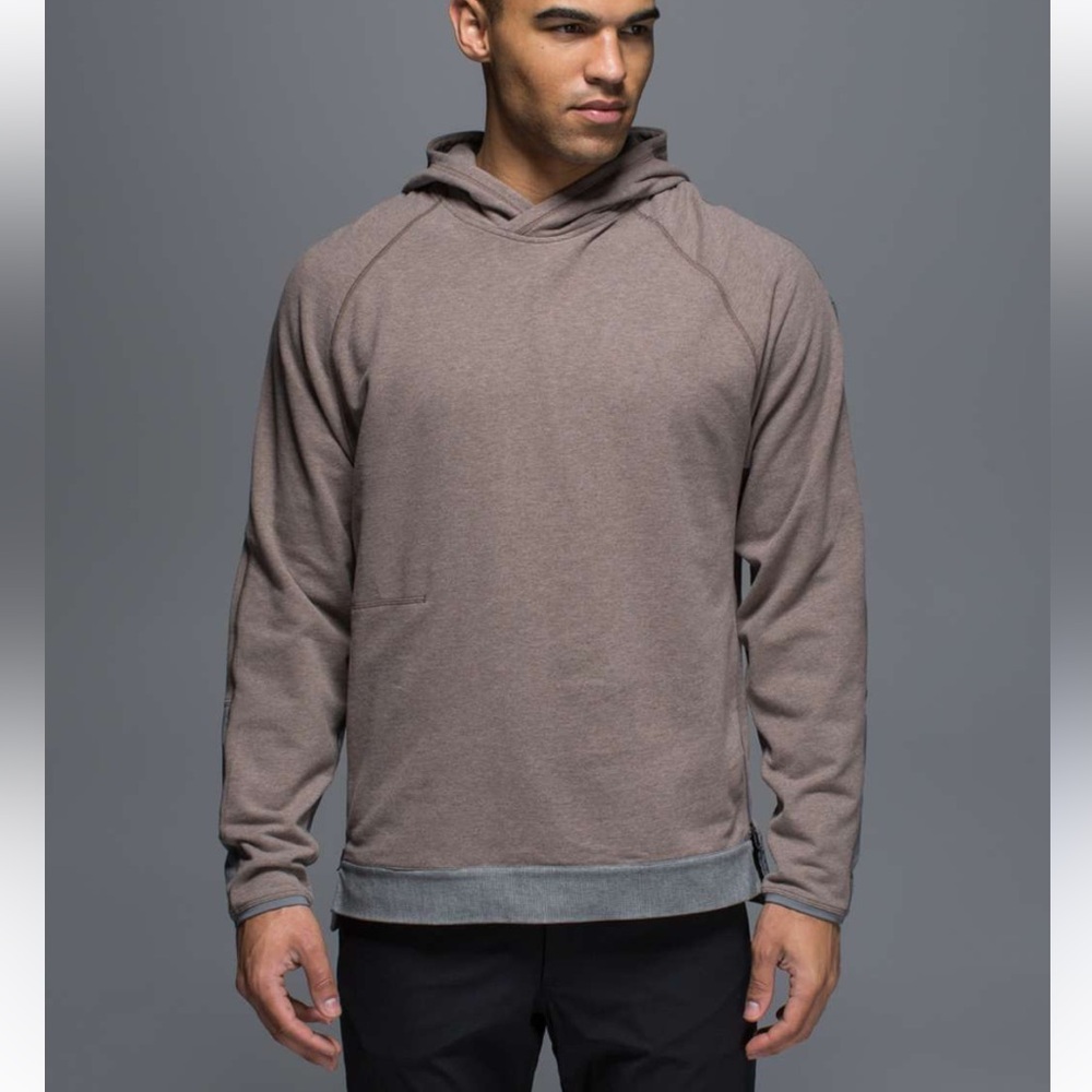 Lululemon Athletica Synth Hoodie Heathered Soft Earth Size XL